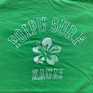 Kauai Poipu Surf Hawaii T-Shirt Large